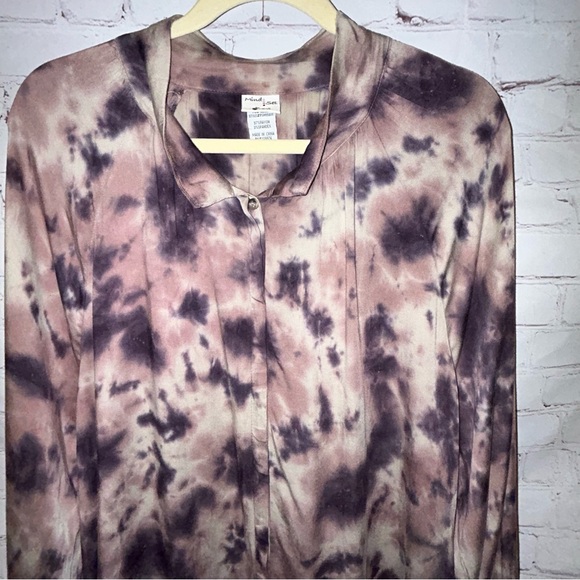 Mind Set by‎ XCVI tie dye boho tunic shirt size M - Picture 3 of 8